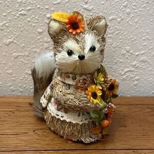 Ashland Charming Harvest Fox with Floral Accents